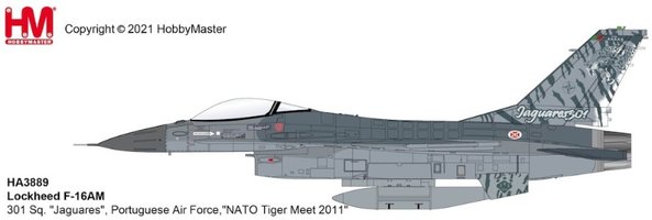 F16AM Fighting Falcon 301 Sq. "Jaguares", Portuguese Air Force, "NATO Tiger Meet 2011"